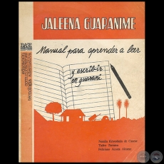 JALENA GUARANME - Autores: NATALIA KRIVOSHEIN DE CANESE / TADEO ZARRATEA / FELICIANO ACOSTA ALCARAZ - Ao 1992